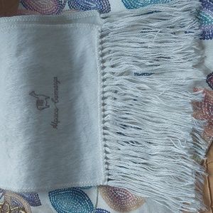 Camargo alpaca fringe scarf